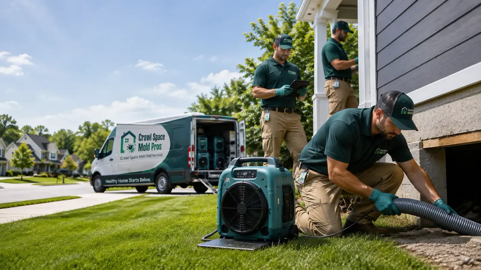 Crawl Space Mold Removal in Carlinville, IL